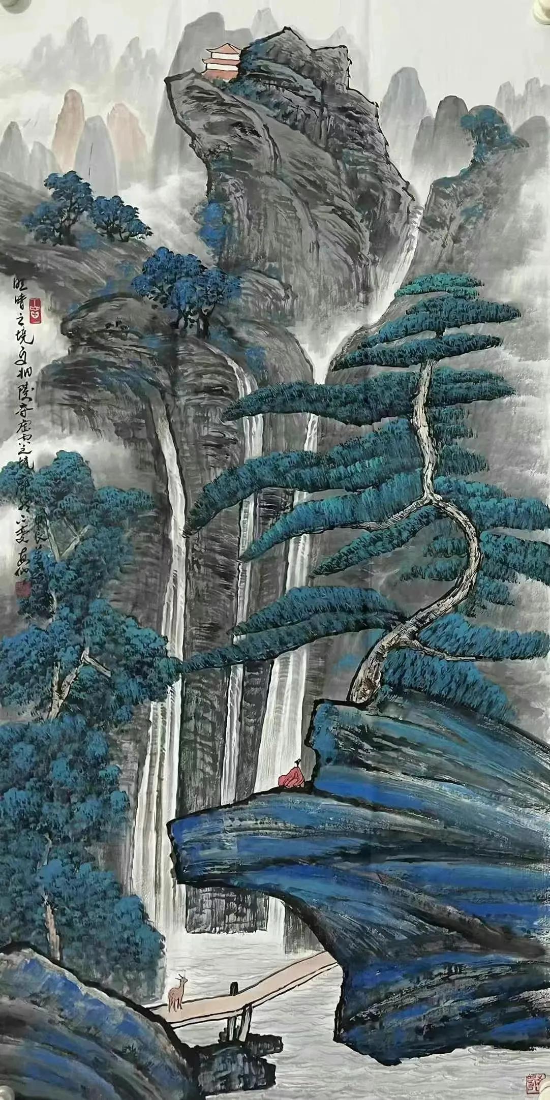 邓惠伯是中国当代著名画家，其作品以独特的艺术风格和深厚的文化底蕴著称。他的画作融