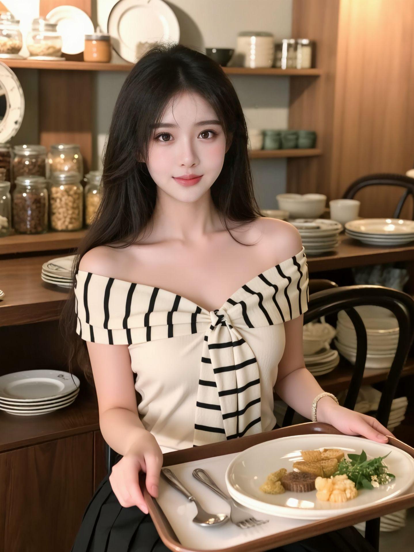 AI条纹系生活照