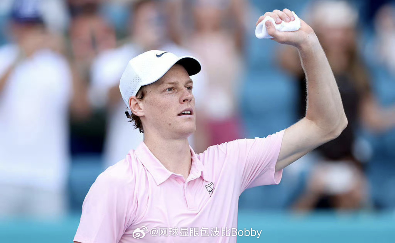 辛纳晋级迈阿密决赛🔥 迈阿密大师赛半决赛，2号种子辛纳以6-3 7-6(4)淘