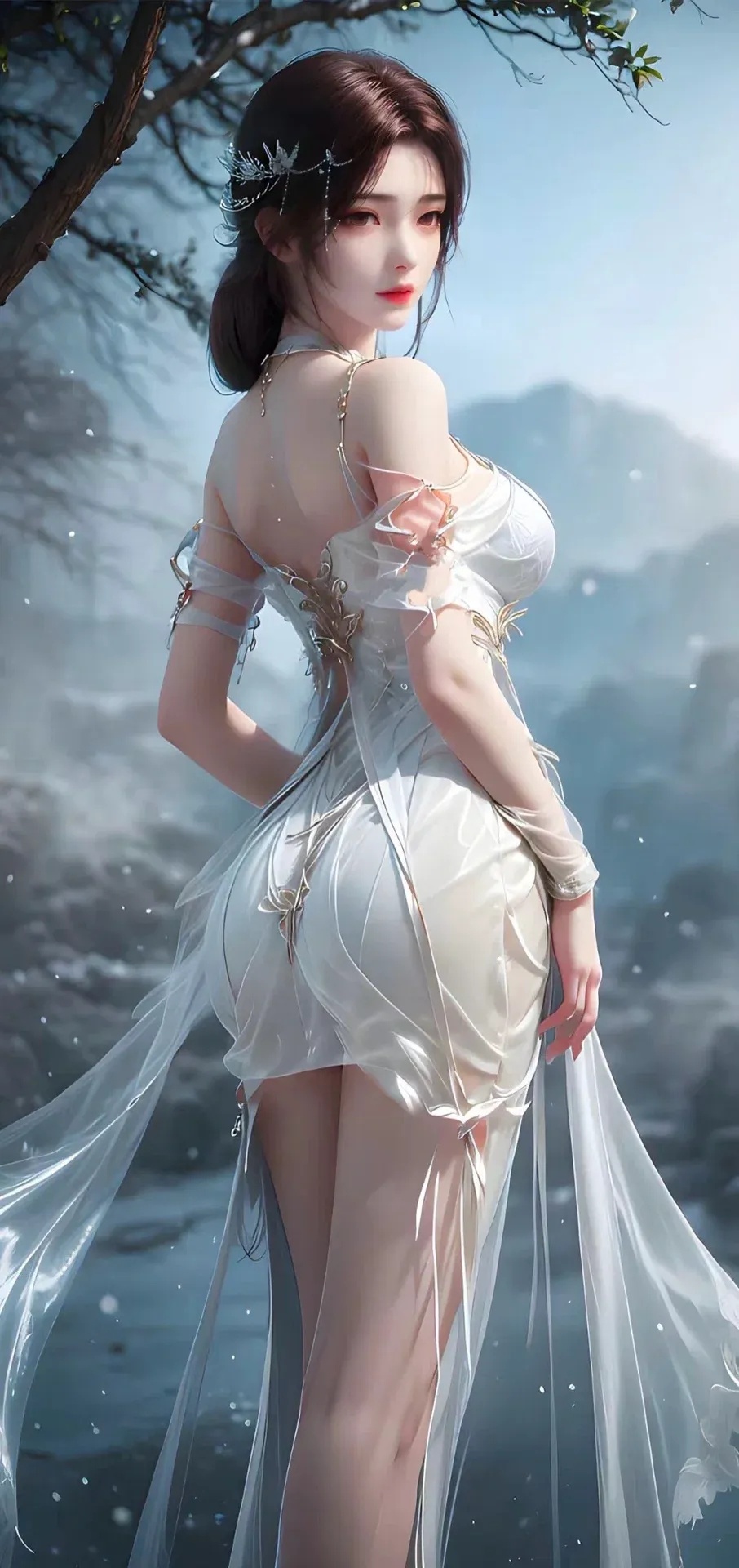 #动漫[超话]##国漫点评团##完美世界动画# 高清｜无水印，一组白色短裙的火灵