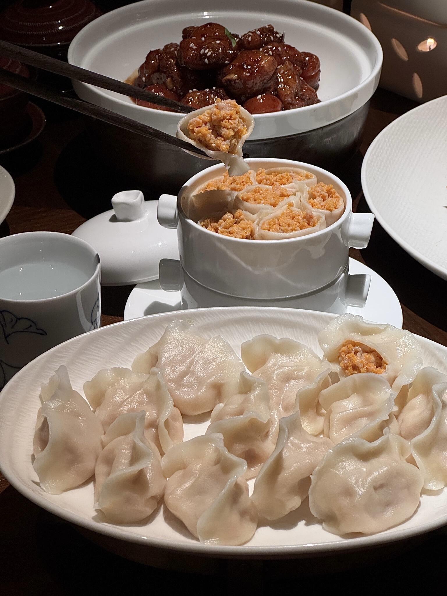 上海真正好吃的海胆水饺。