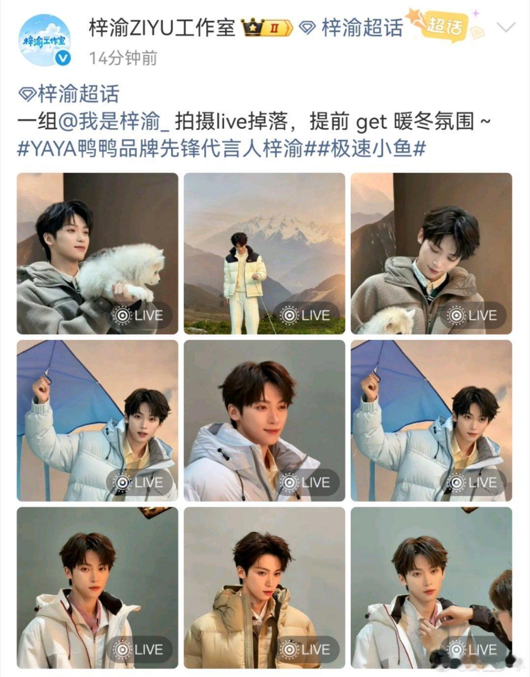 梓渝掉落一组拍摄live图梓渝拍摄live图掉落原来真的有人能把live图拍成“