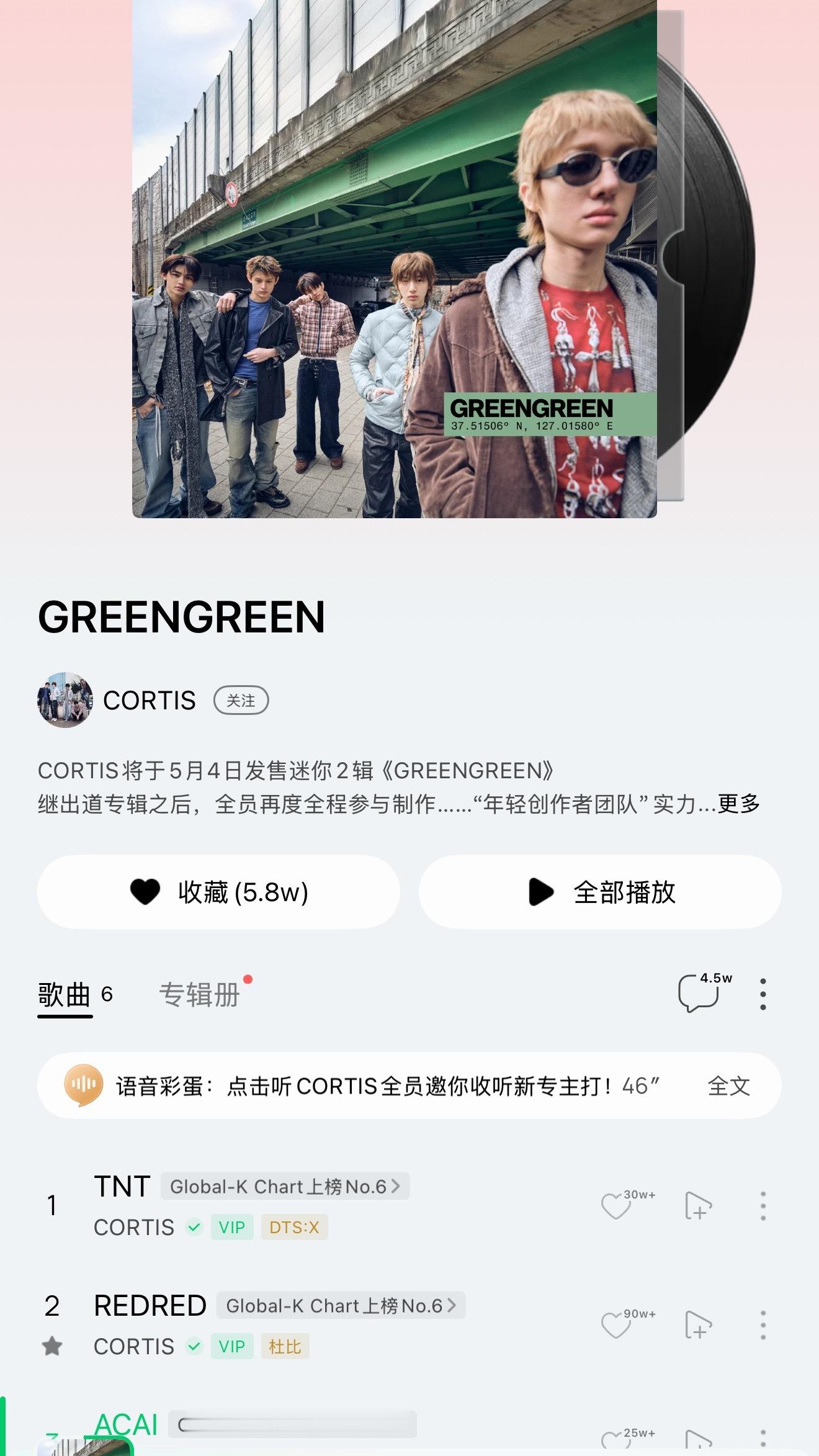 我今天品的专辑是这张，结果第一首竟然叫tnt没啥好听的但是都挺有星味儿，我上次看
