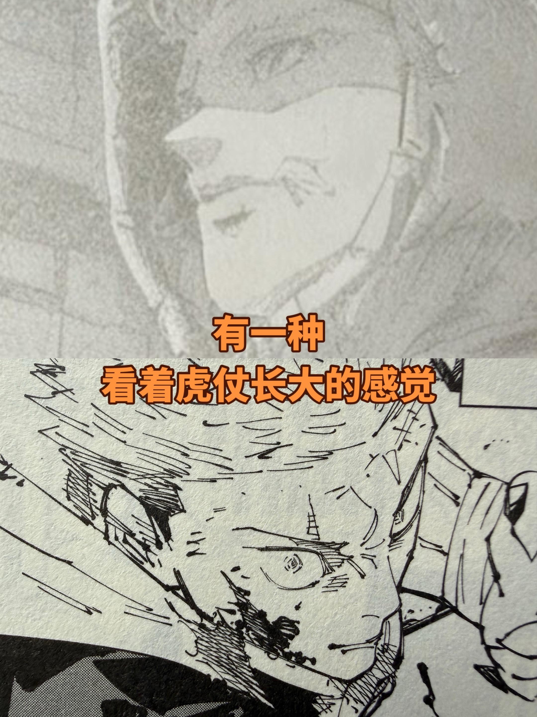 虎仗似乎变得冷酷了。同为最强，他的气质和五条的气质却不同，不知道空白的...