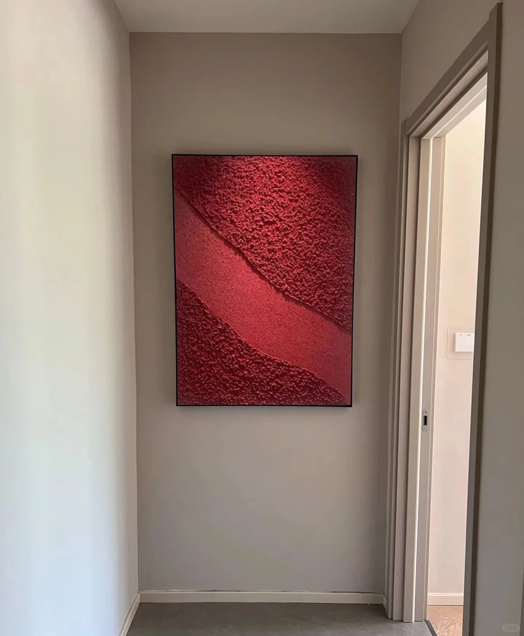 原创《红红火火》玄关走廊必选挂画之一