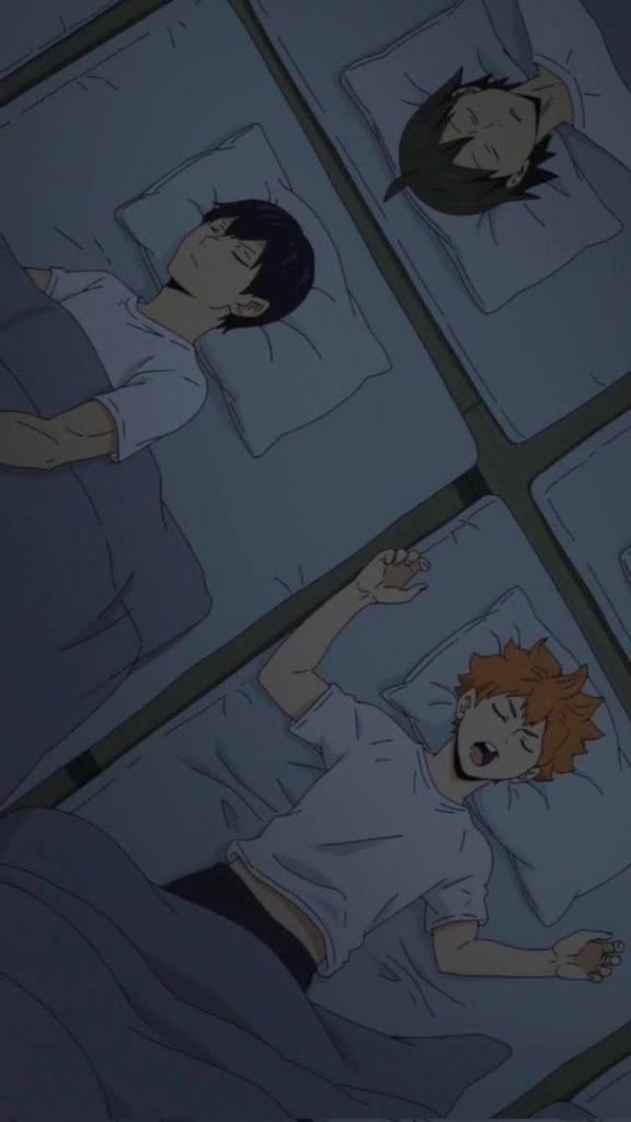 #排球少年[超话]##排球少年# 睡姿 ​​​