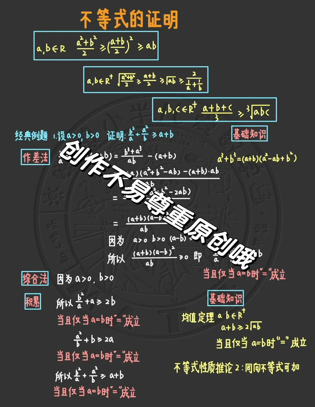 数学130+必会例题之不等式证明