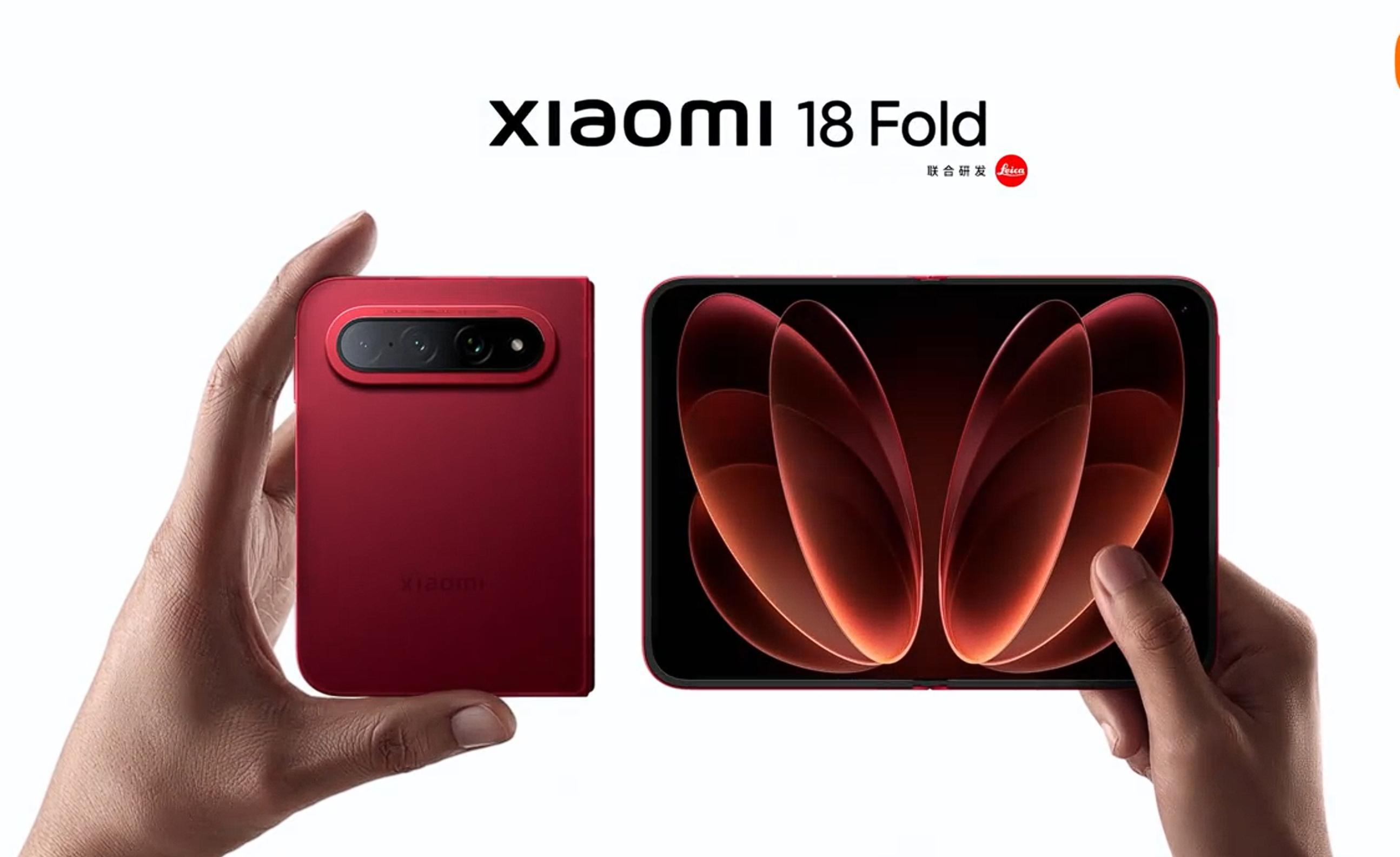 小米18 Fold是中折叠，也没问题。[泪奔] ​​​