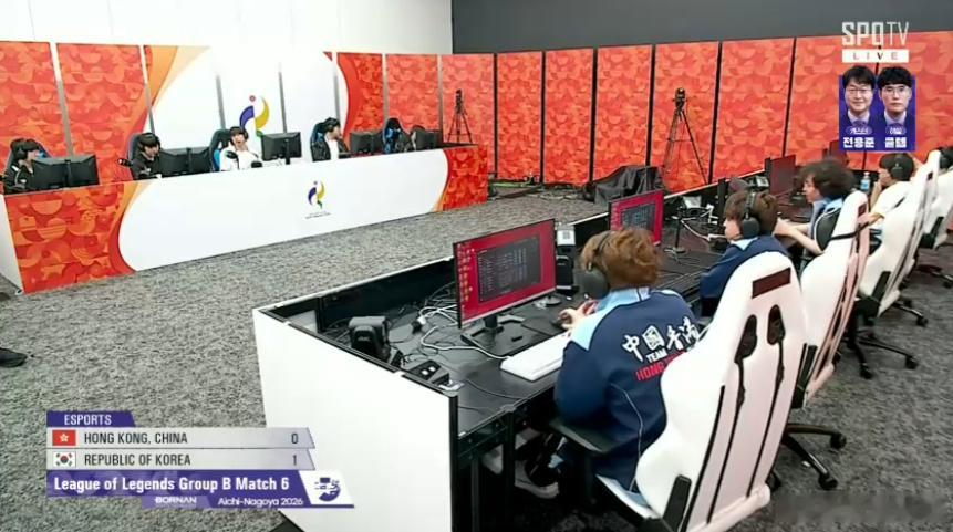 韩国队亚运会LOL项目小组赛3-0收官，锁定B组头名。半决赛将对阵A组第二沙特队