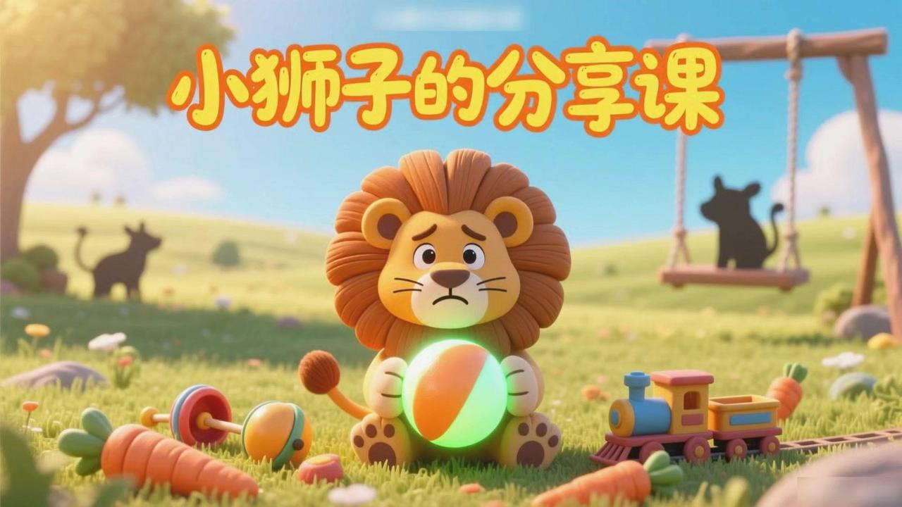 孩子总抢玩具？试试这个故事！🐾小狮子壮壮以前总爱抢别人玩具，小兔的胡萝卜摇铃、