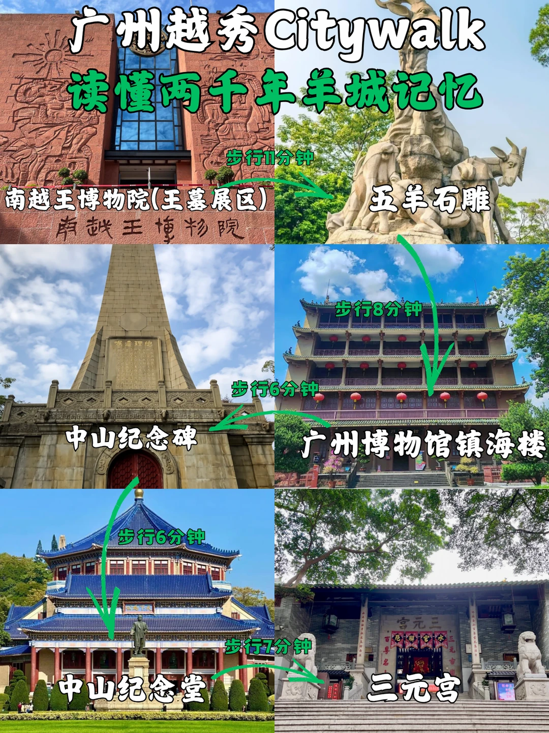 广州越秀Citywalk🚶读懂两千年羊城记忆