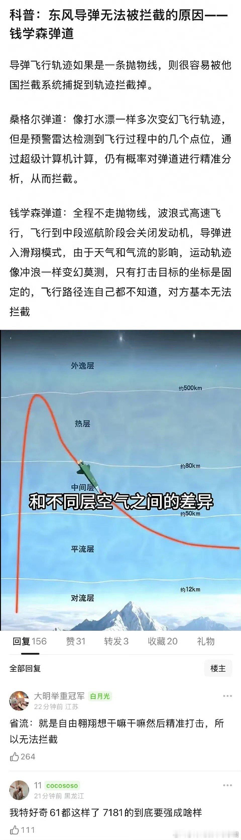伟大的钱学森弹道！东风61 ​​​