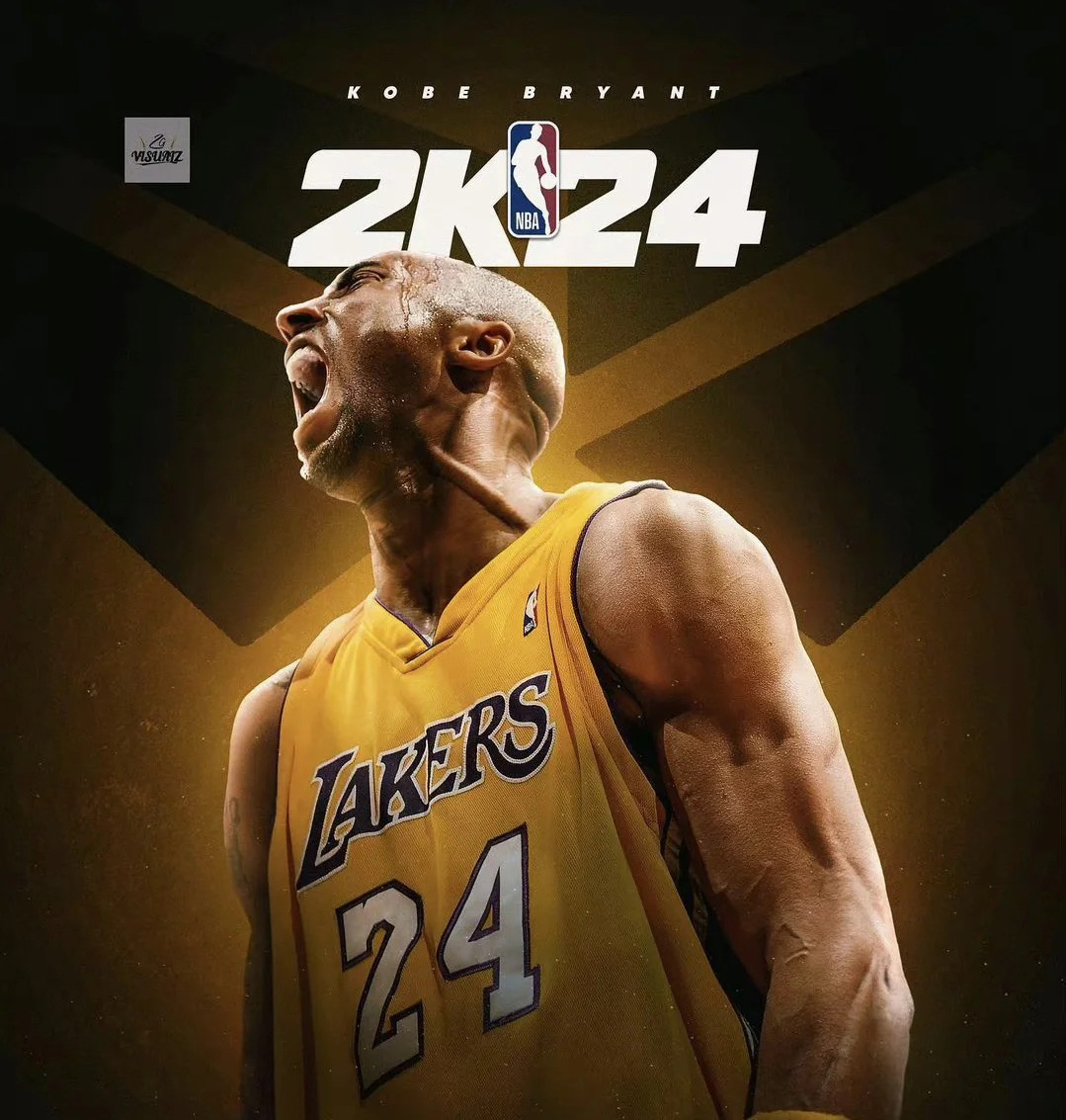 NBA2K24科比宣传封面！#科比##KobeBryant##科比2k24封面球