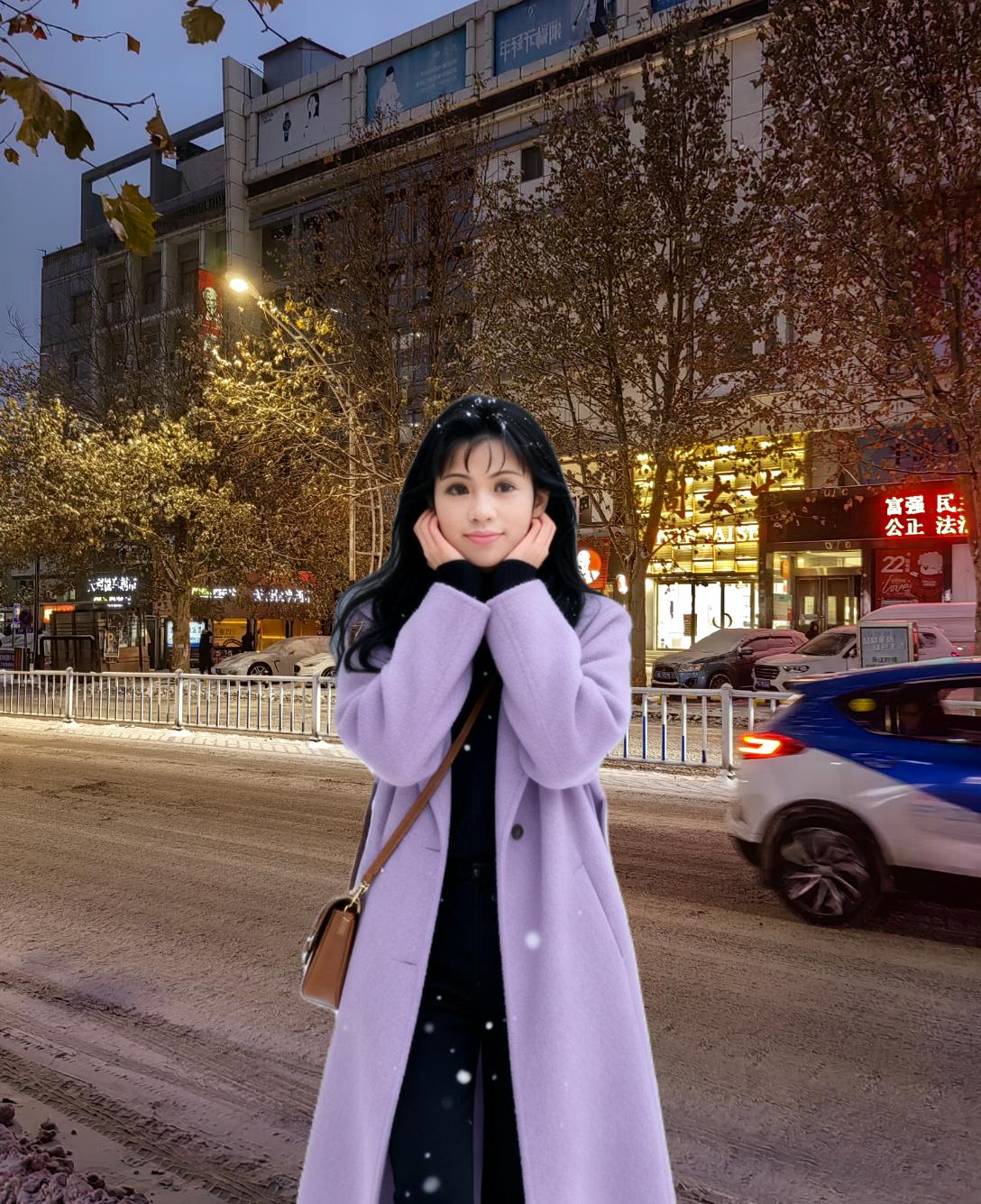 阳泉的2025年冬季的第一场雪来临了，雪很大，天气很冷，瑞雪兆丰年，马年吉祥如意