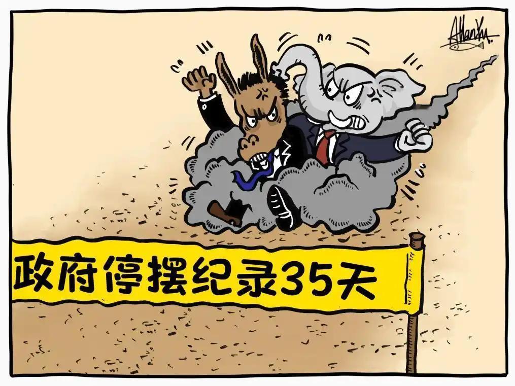 财联社11月8日电，美国总统特朗普表示，不知道政府停摆会持续多久，政府停摆持续多