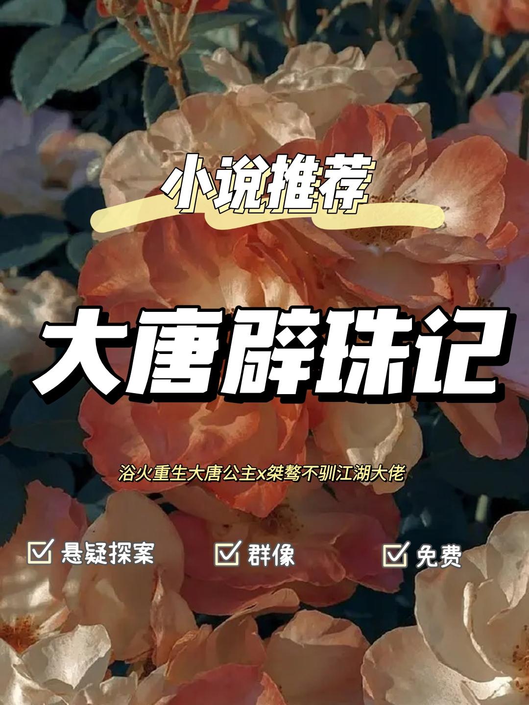 唐朝死而复生公主悬疑探案文完结免费单元剧。书名：大唐辟珠记 作者：饭卡...