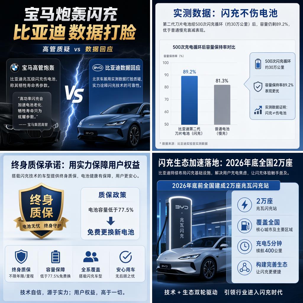 最近车圈最热闹的瓜，莫过于宝马和比亚迪的隔空对线。

一边是百年豪华老牌炮轰 “