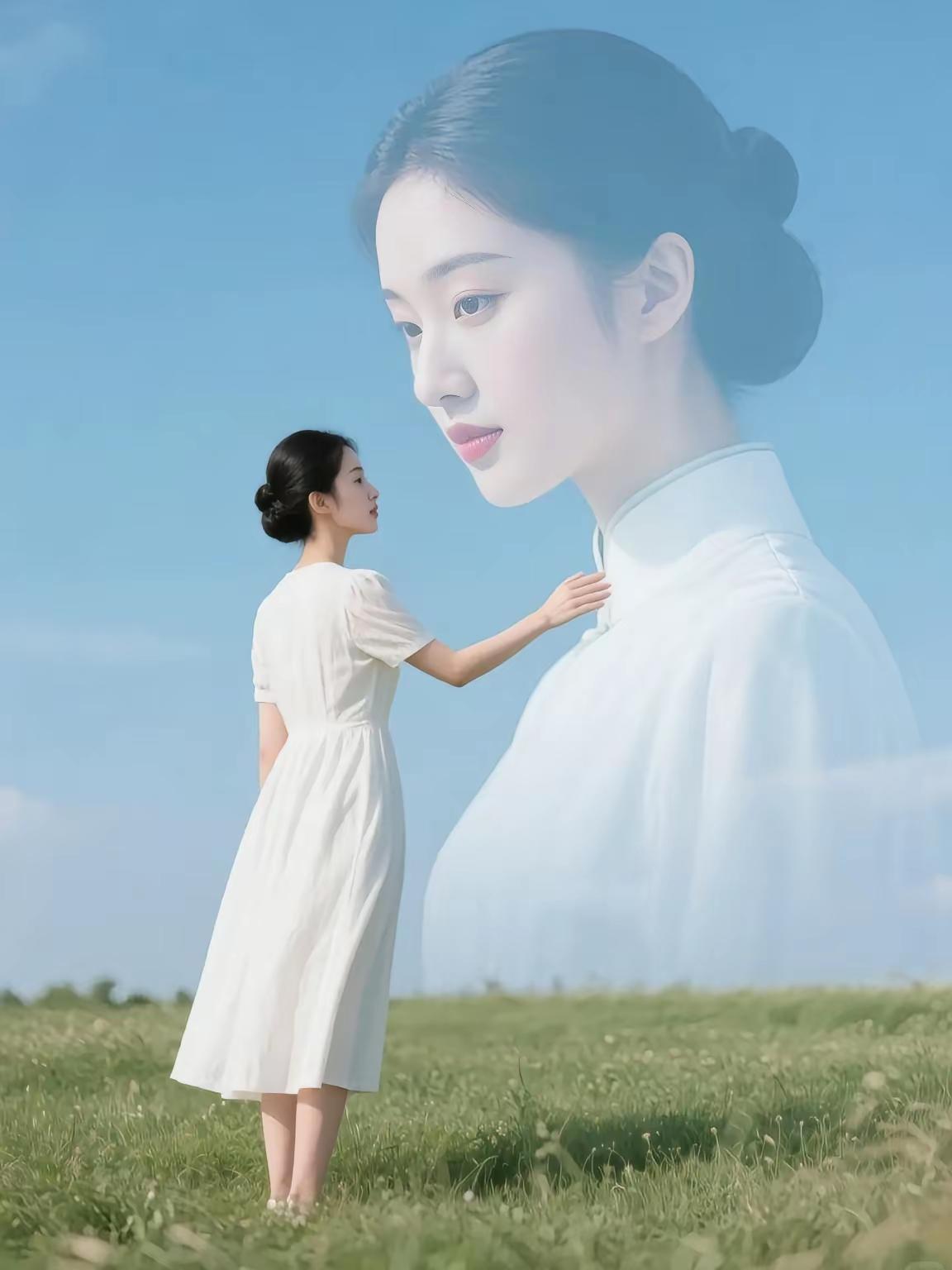 “相看两不厌，唯有此幻影。”