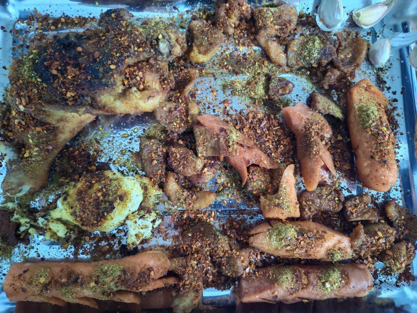 鸡腿🍗表皮有些糊