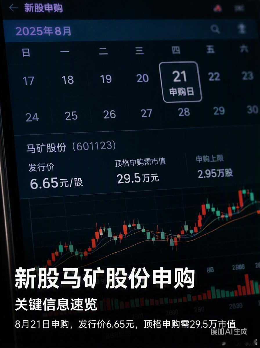 新股马矿股份申购，这些信息你得知道马矿股份新股申购知识介绍：马矿股份即将启动申购