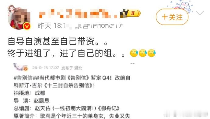 告别信 自导自演 单人过会，自己一个人背书，一个人顶一个项目，一个人扛起招商，这