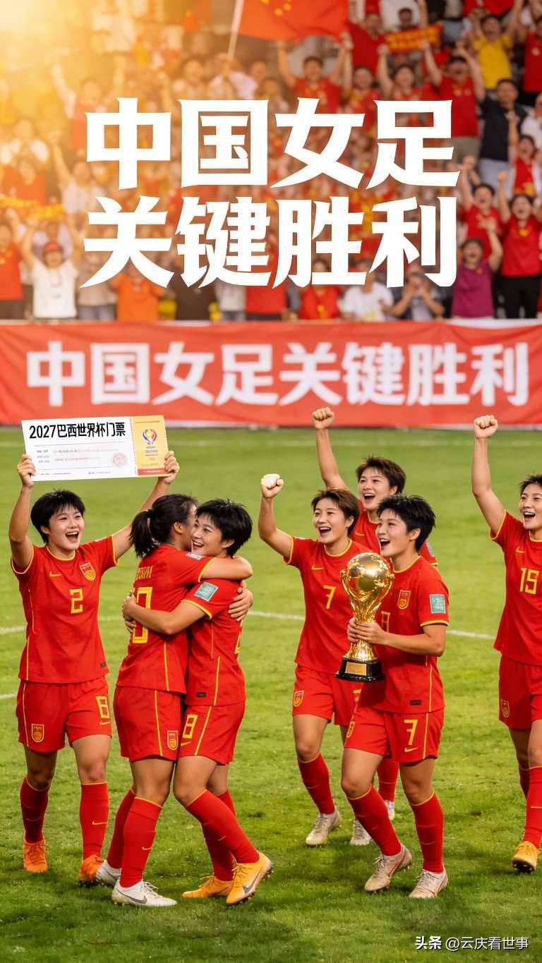 太提气！中国女足直通2027巴西世界杯！

太提气！中国女足拿下关键胜利，成功拿