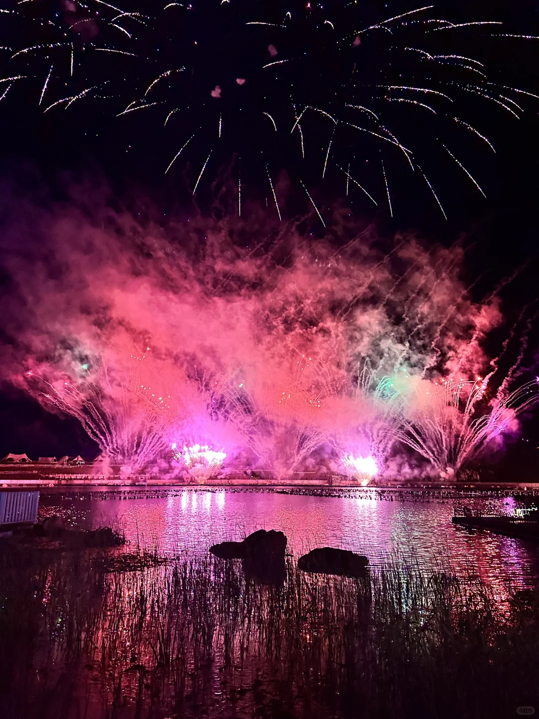天河潭的漂亮烟花🎆我看了