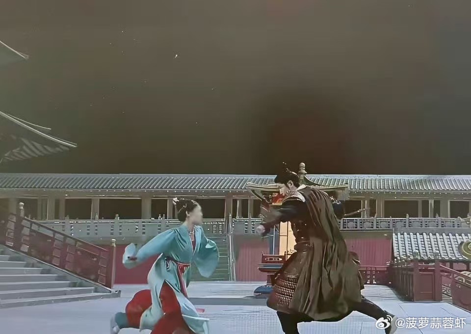 白鹿吊威亚用替身，正片直接把替身脸用蒙版模糊，这也太糊弄观众了吧 