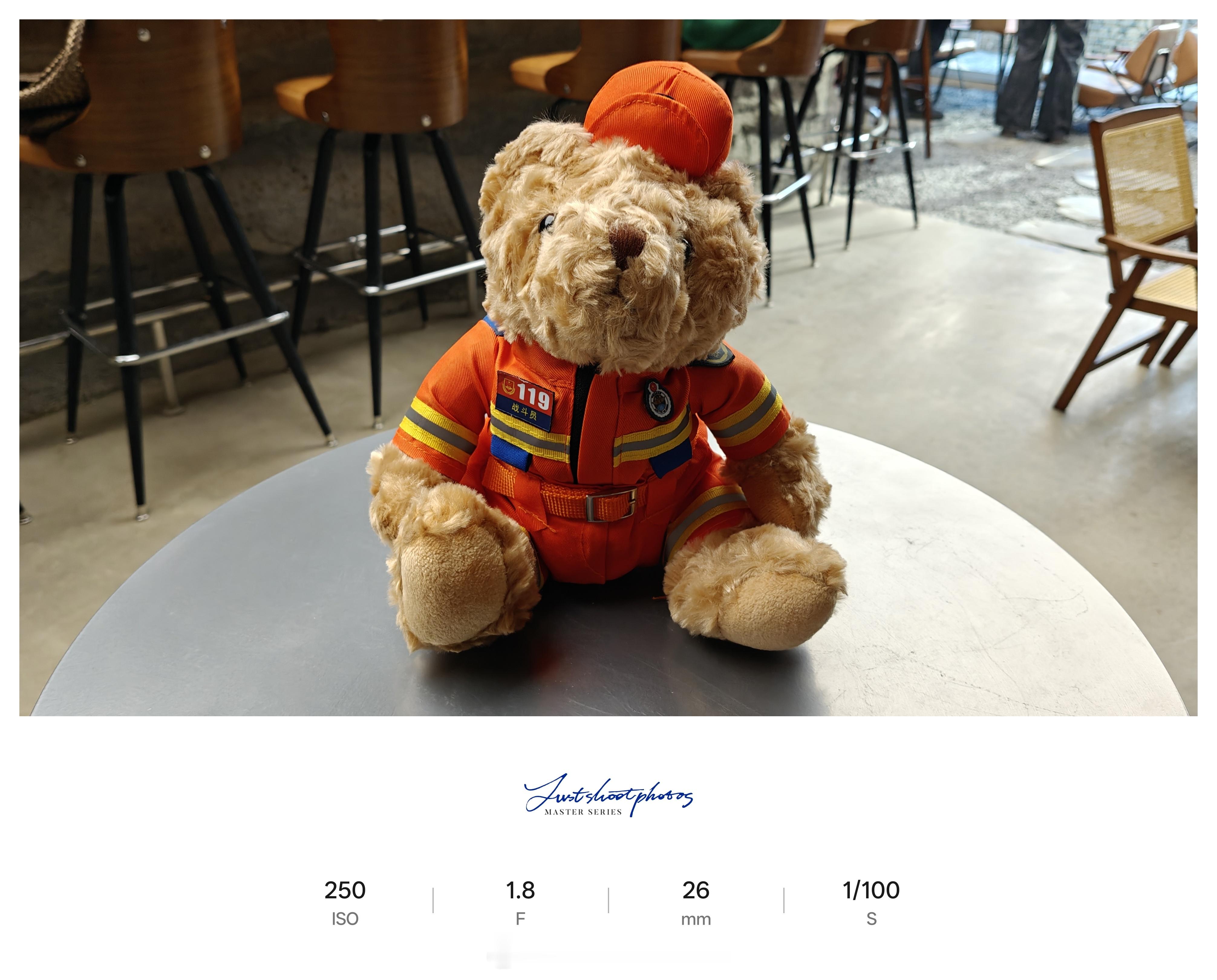 感谢晓媛姐送的消防小熊简直太可爱了～我很喜欢 沈阳·红梅文创园