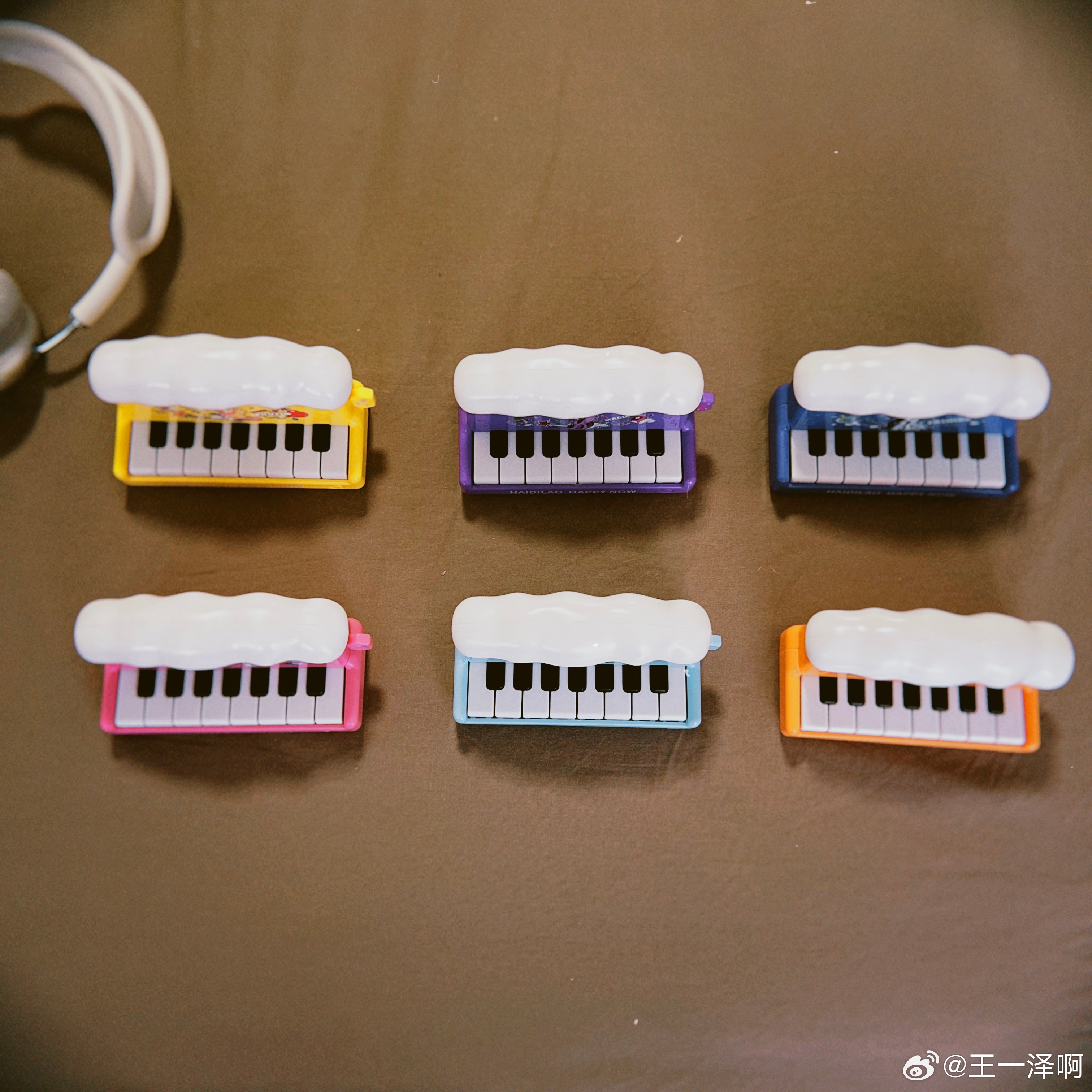 集齐了所有颜色 