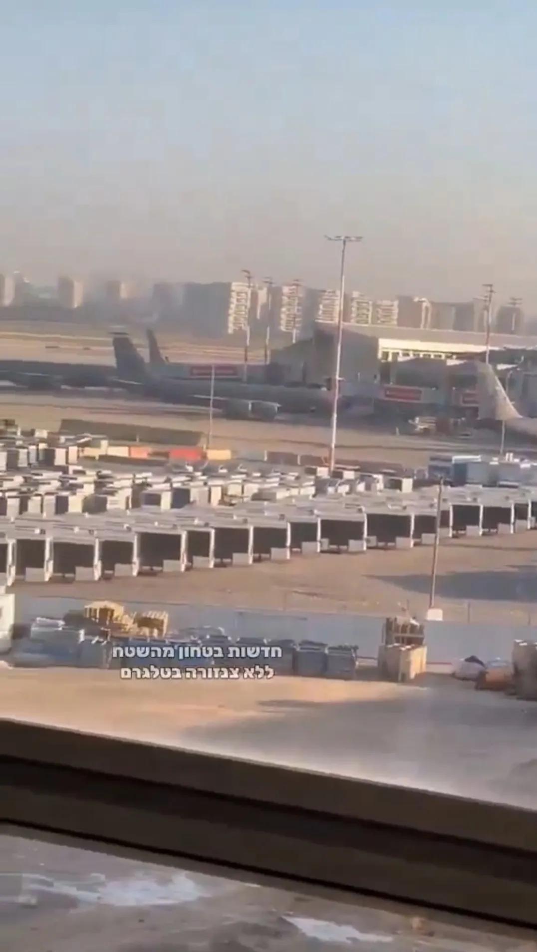 以色列本·古里安机场的美国空军加油机数量又增加了，表明美国在谈判破裂之后想重新开