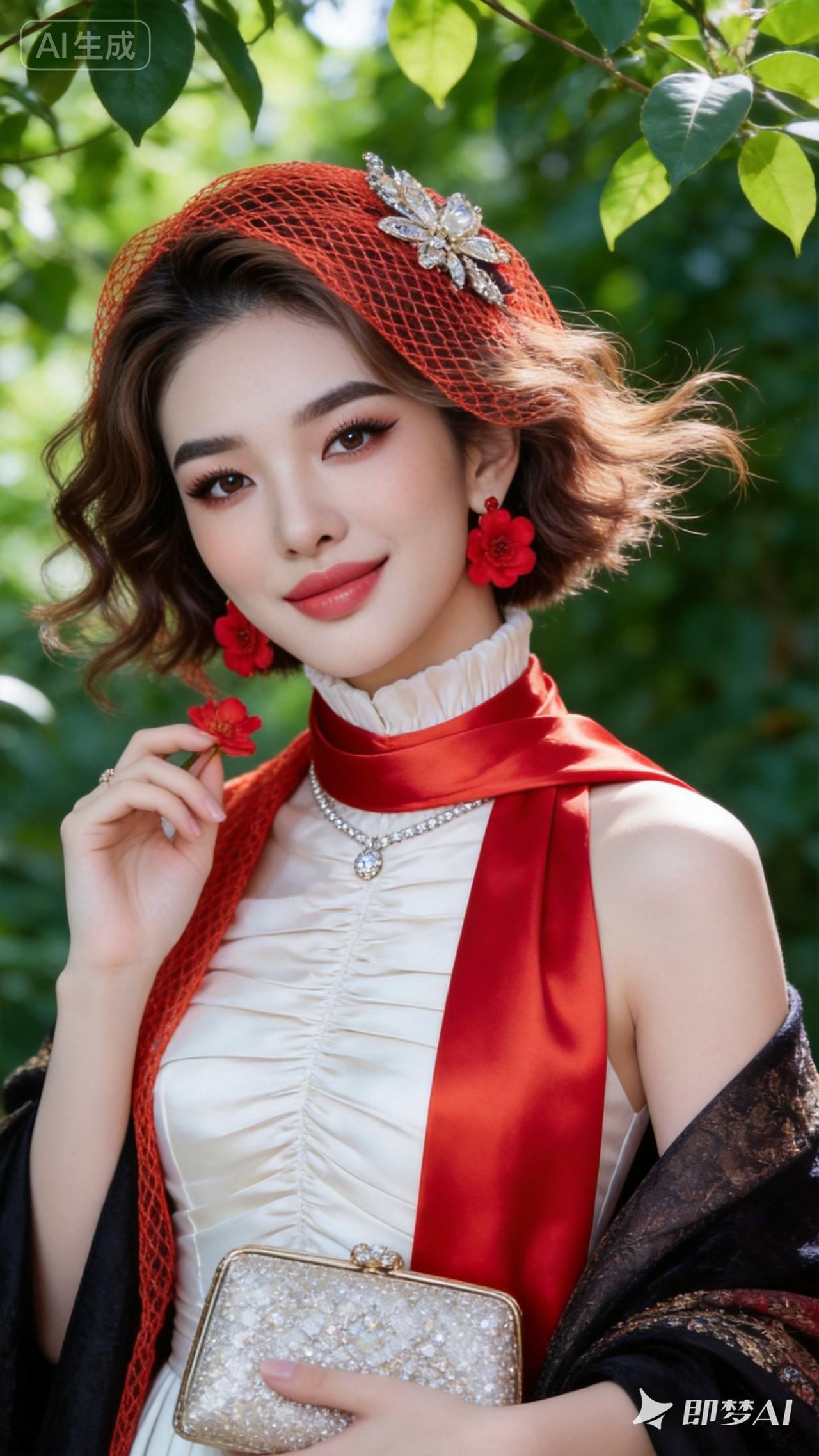 光彩照人的美人