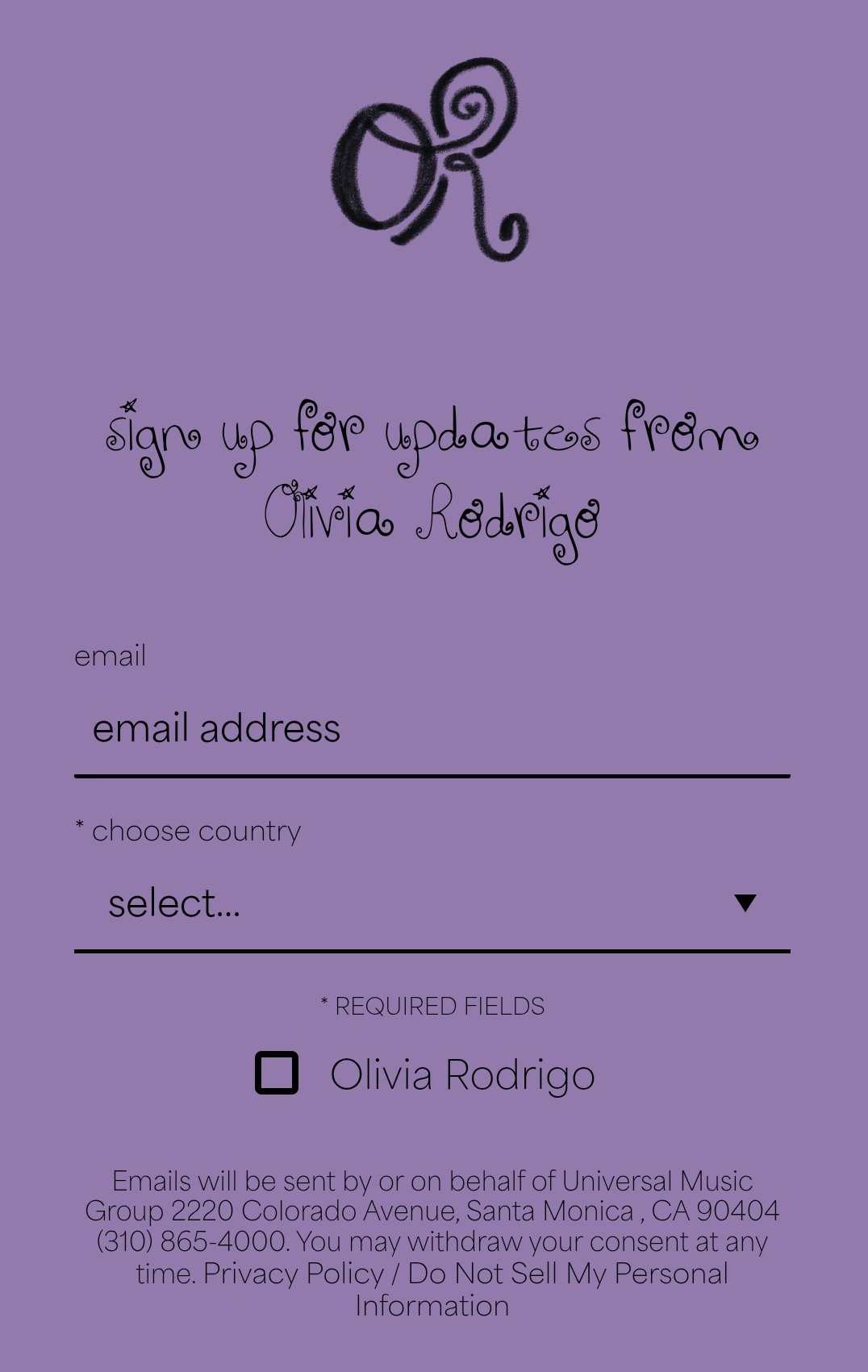 【🆘】Olivia Rodrigo官网发布全新Logo，并开始铺设街头广告，疑