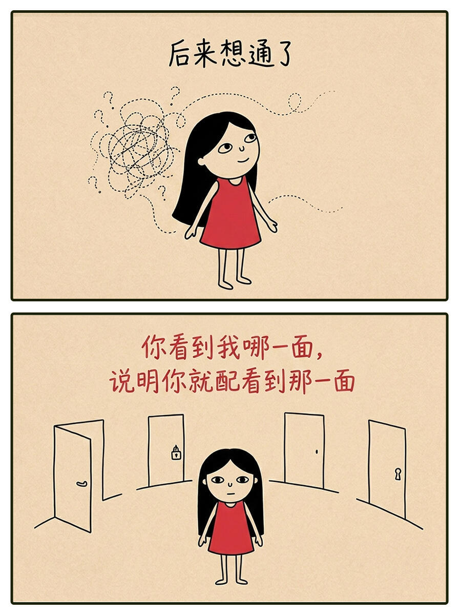 一个超厉害的心态：你看到哪面，是你的段位 