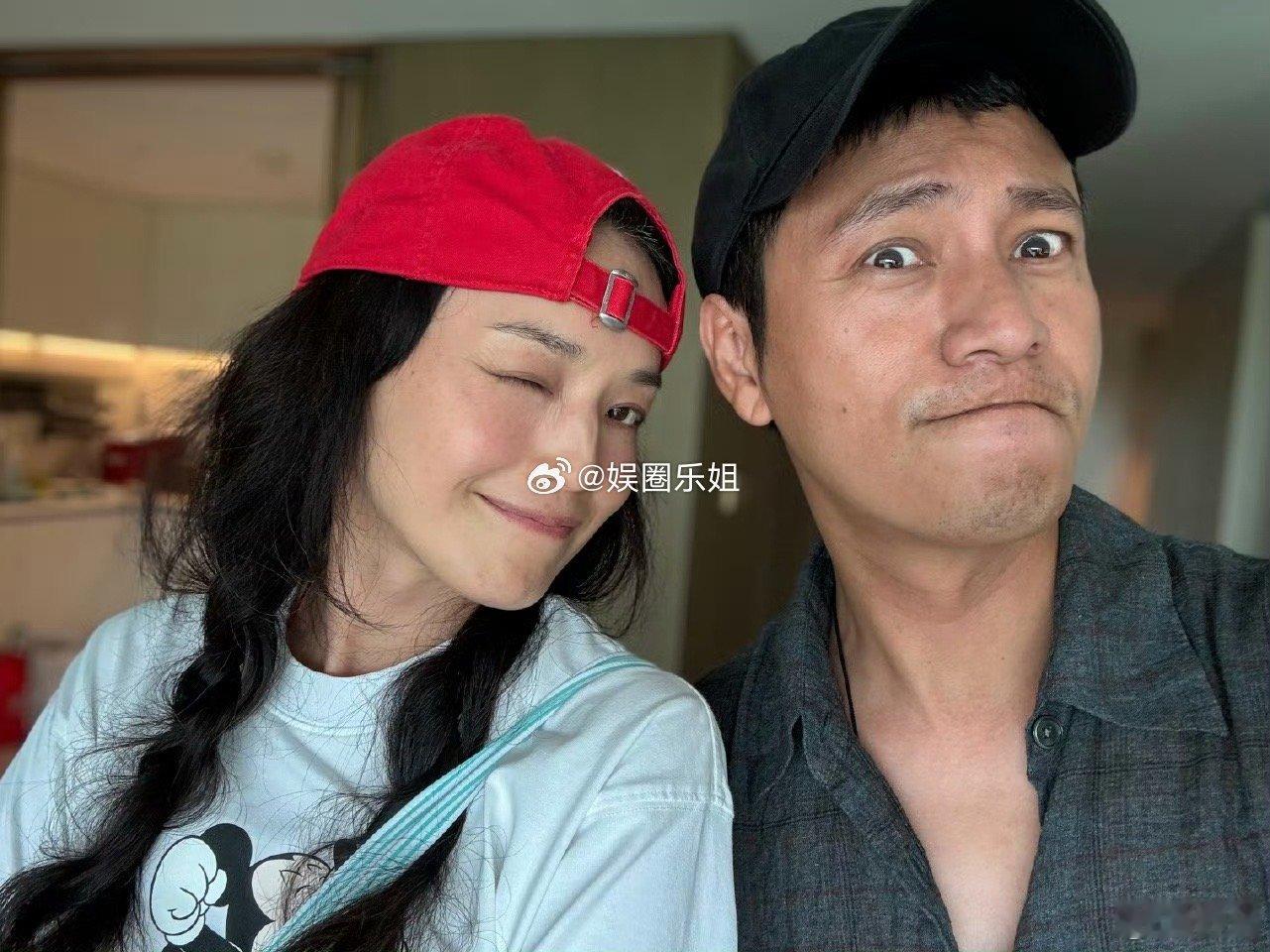 好真实，这么真实素颜发照片的，内娱独一家吧！果然美女帅哥无惧镜头👍舒淇陈坤素颜