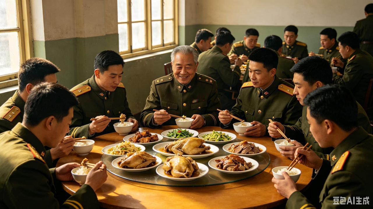 1994年跟首长下基层：满桌佳肴，我们却吃不饱
 1994年，南京军区司办主任调