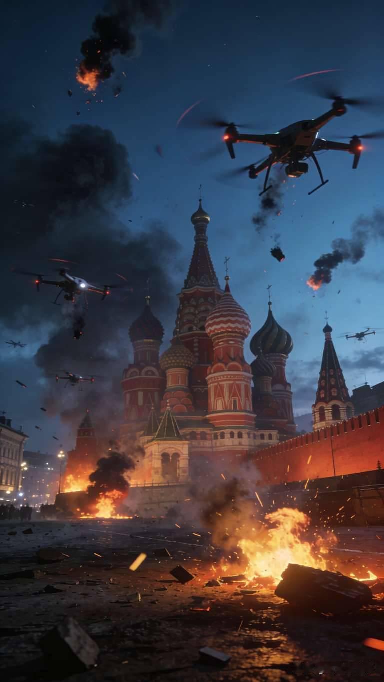 凌晨突发！莫斯科遭遇今年最大规模无人机袭击，战火中的红场静悄悄？

刚刚过去的夜