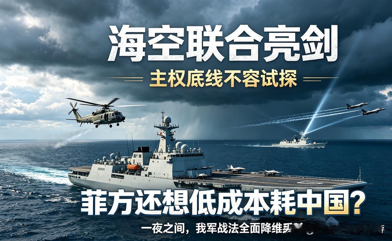 菲方还想低成本耗中国？一夜之间，我军新战法全面降维反杀

菲律宾近日再度在黄岩岛
