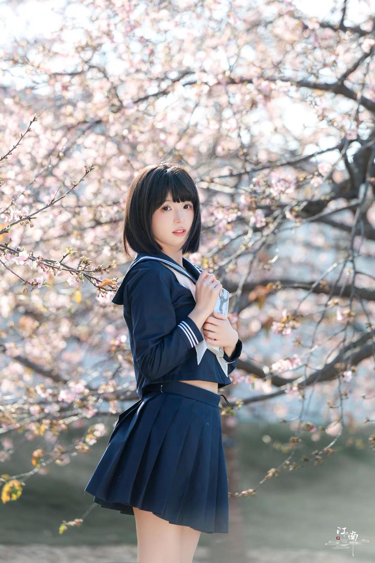 樱花。佳能r62加rf70-200樱花 jk 外拍 拍照姿势