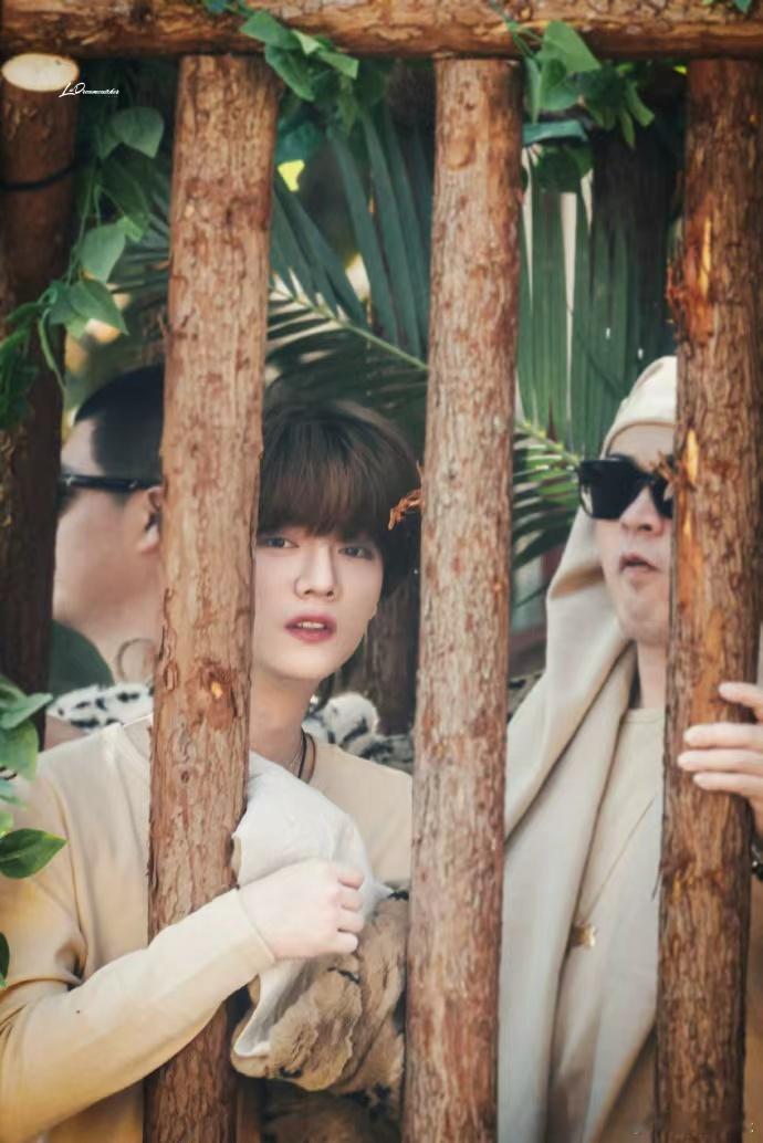 囚车里的鹿晗放开这个鹿晗我来救 囚车里的鹿晗，放开这个鹿晗我来救，就这个乖萌感的