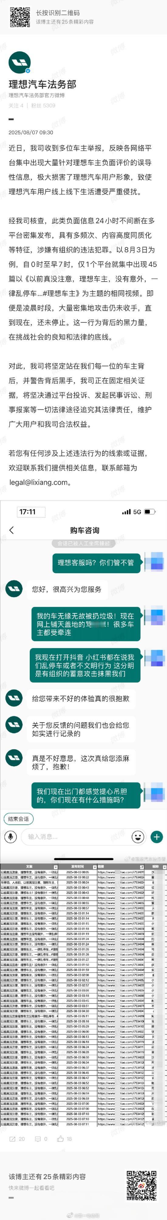 理想汽车 最近太“忙”了，法务也终于出手，针对网络上大量理想车主【乱停车】的同质