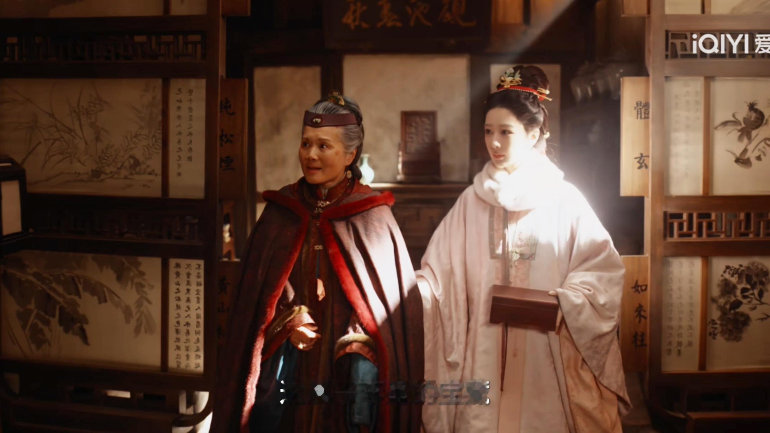 这镜头也很神，李墨墨库透进来的那束光只打在李祯身上，她是李墨新生的希望家业