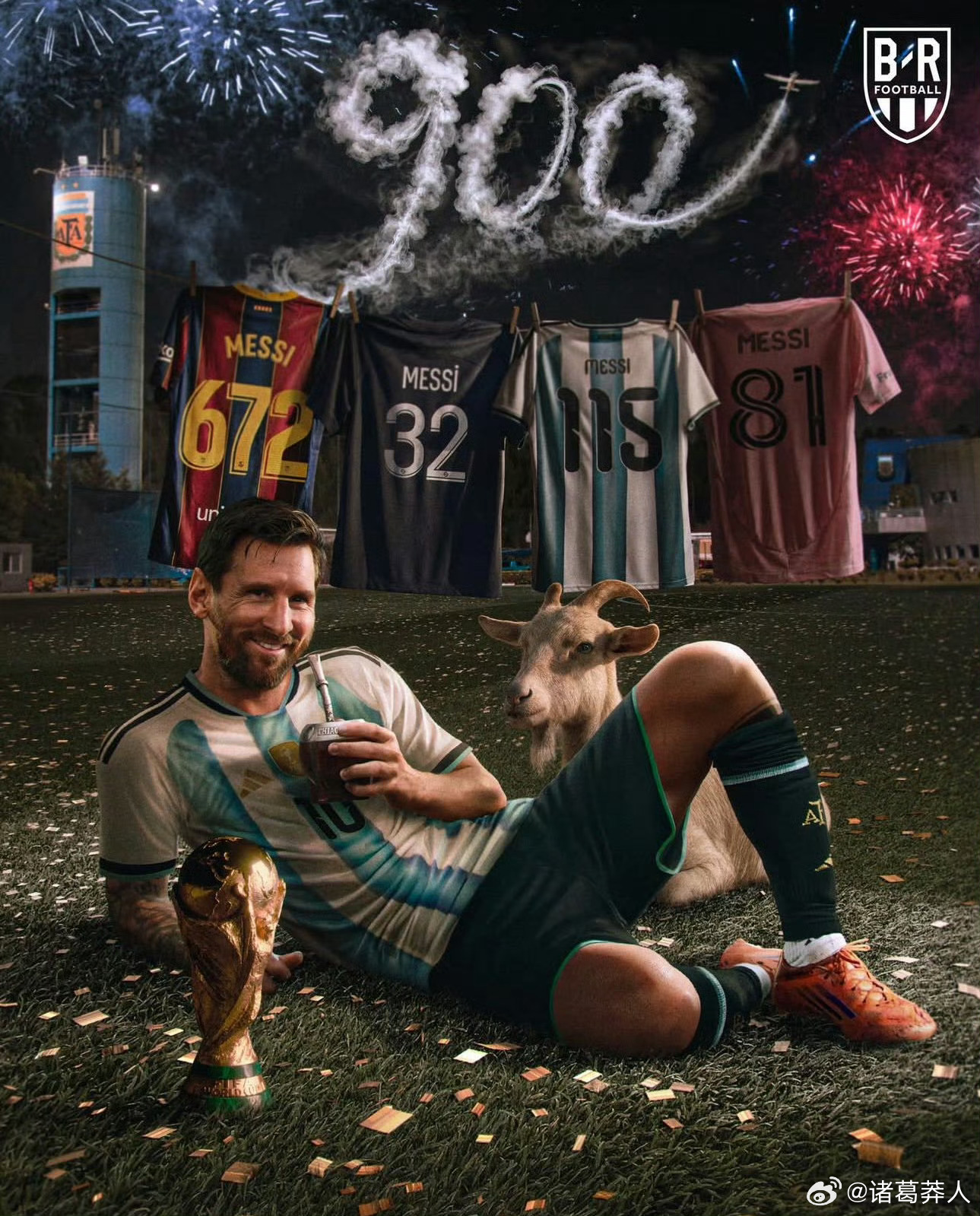 炸裂！梅西900球分布公布：巴萨672，迈阿密81，巴黎最少美冠杯1/8决赛次回