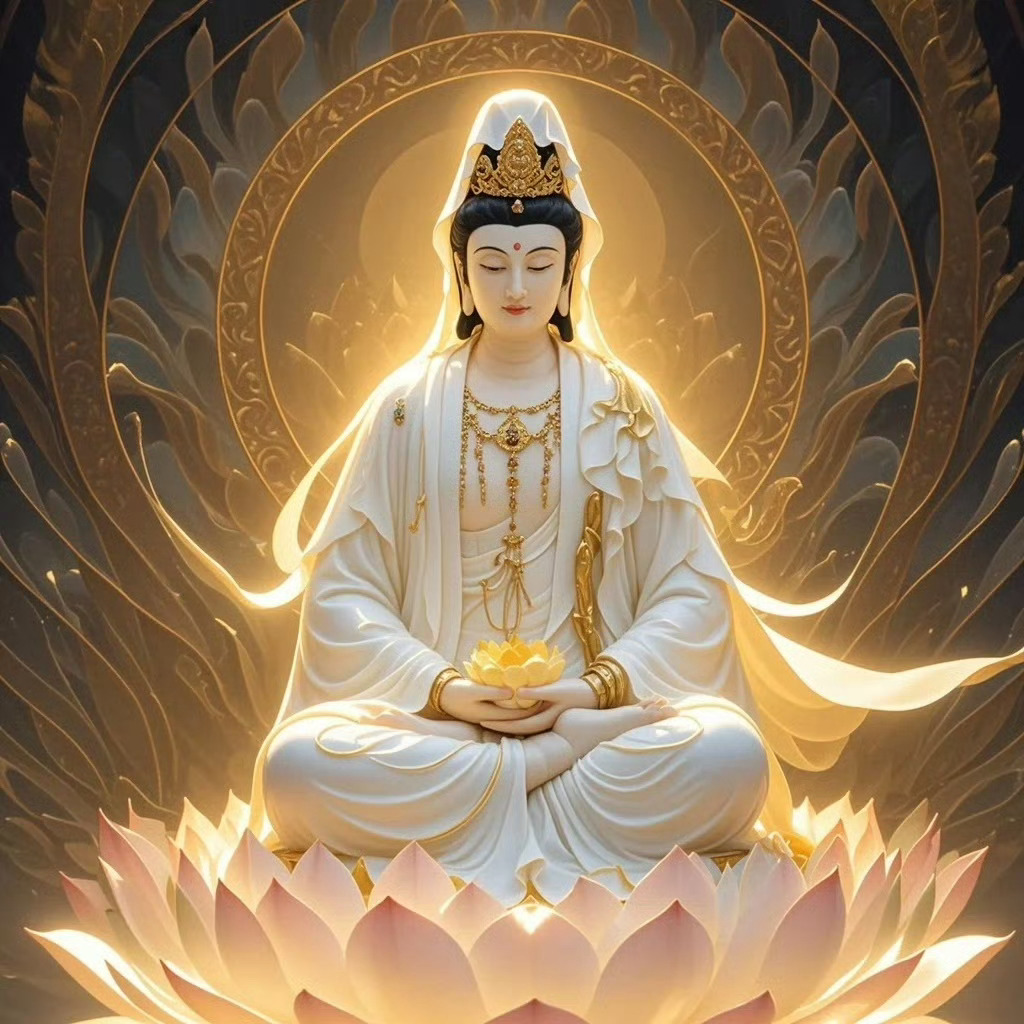 遇到菩萨，别视而不见。留下一句：“全家平安”往后岁岁无忧，万事顺心！  