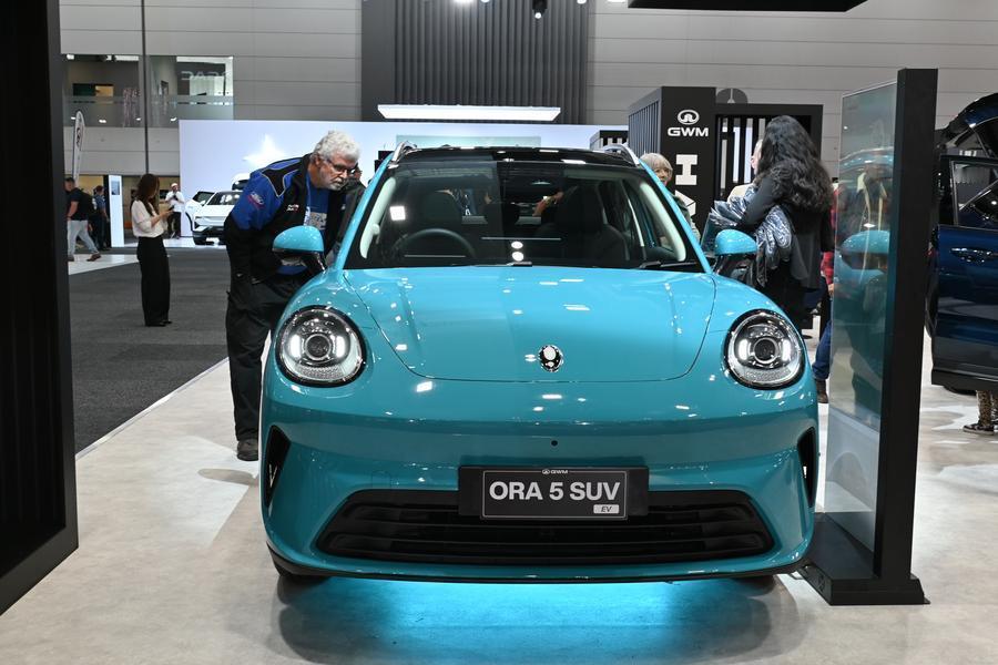 今年墨尔本车展中国新能源车几乎占了半壁江山。
从极氪、比亚迪到广汽埃安，各种纯电