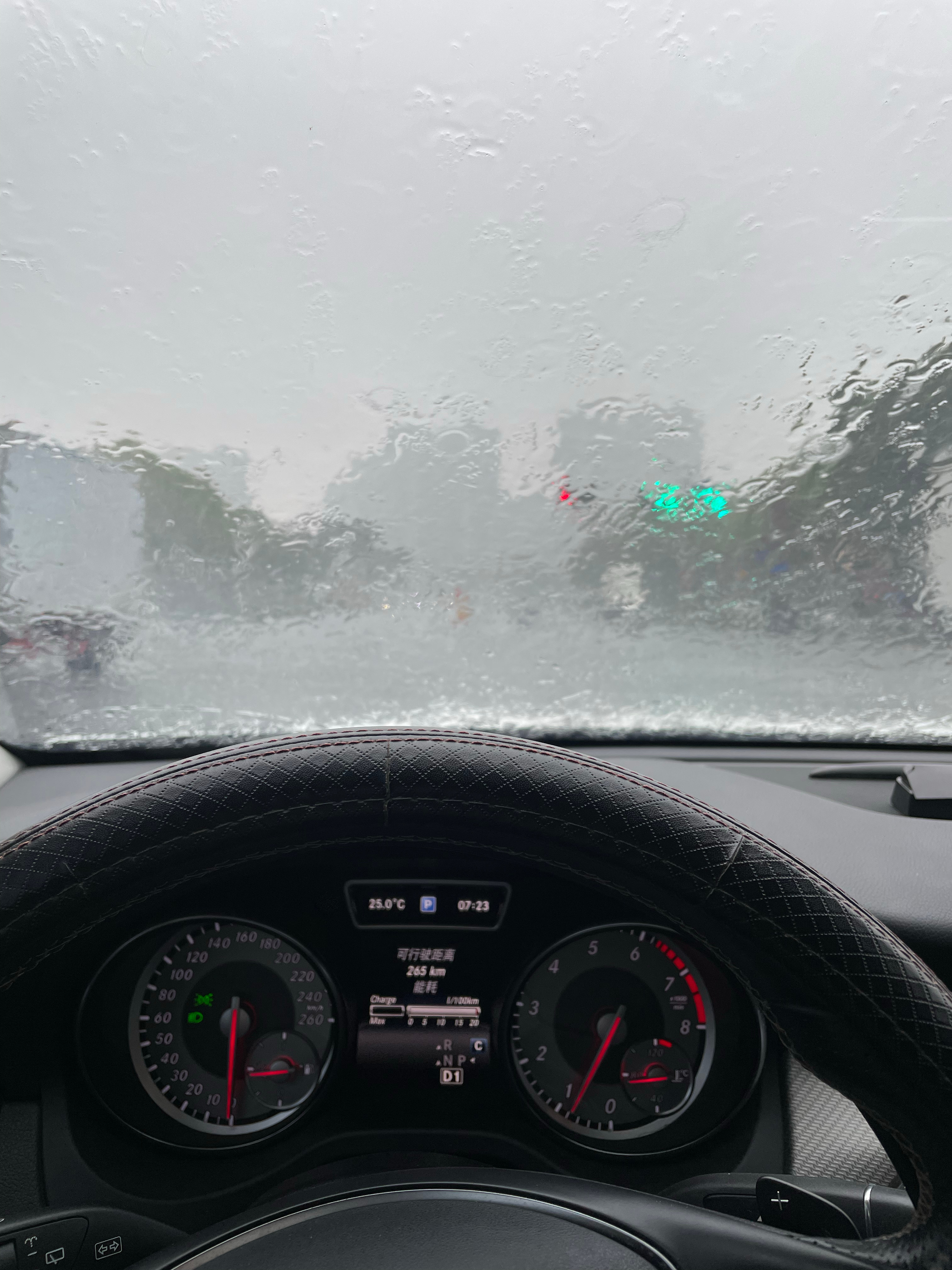突然一阵大雨 下吧 下吧 下透了就不要再闷热了