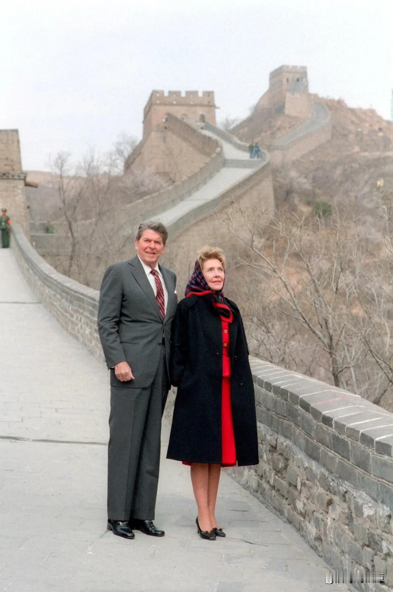 1984年美国总统里根访华，特朗普竟然也在其中。