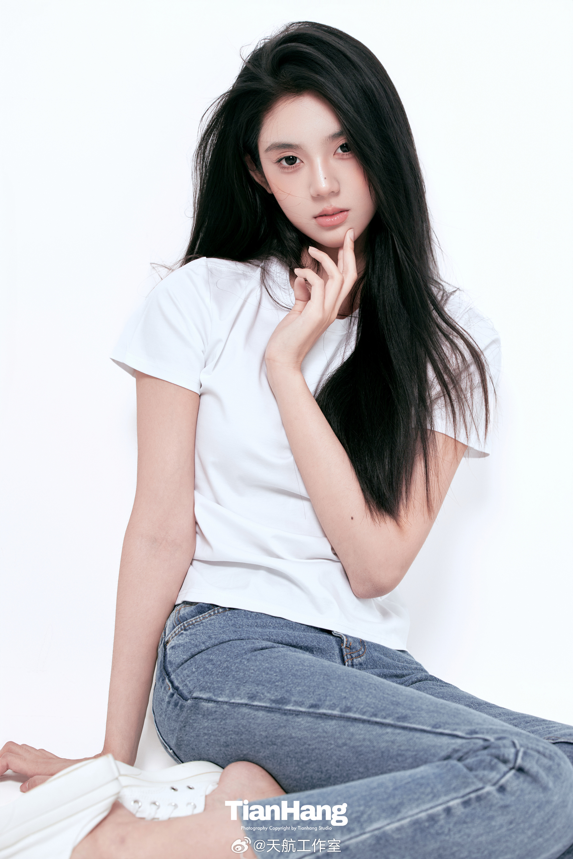 ✨棚拍分享极简镜头下 记录最本真的自己💫天航工作室韩系少女心棚拍见组照肖像模卡