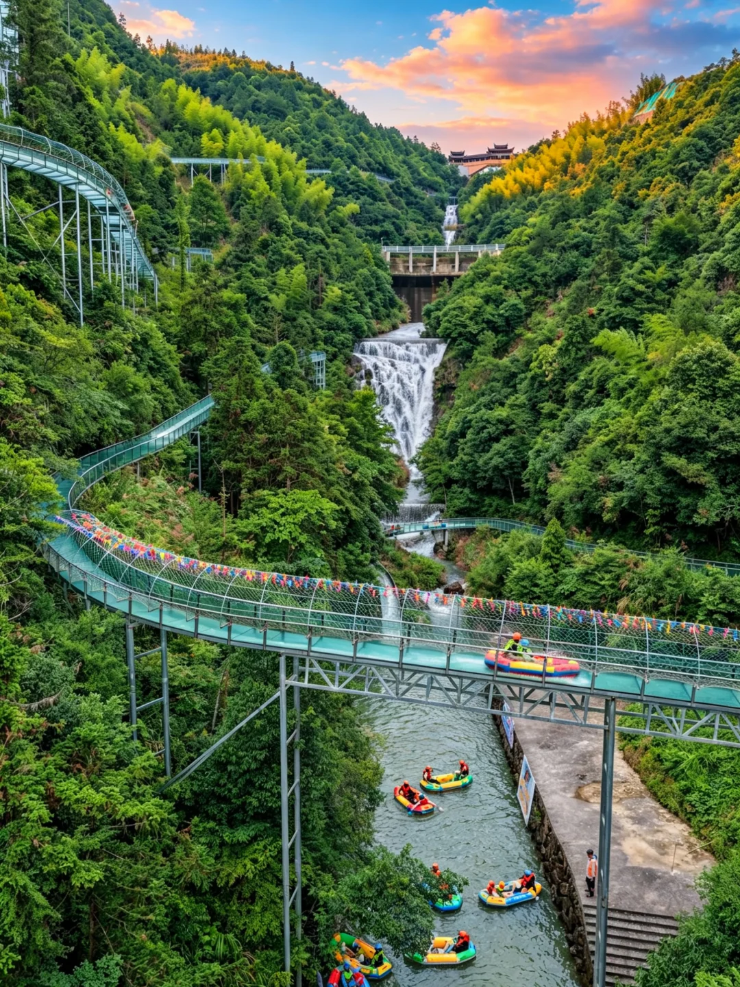 夏天玩水指南‼️在浙龙峡当山间野孩子🧒