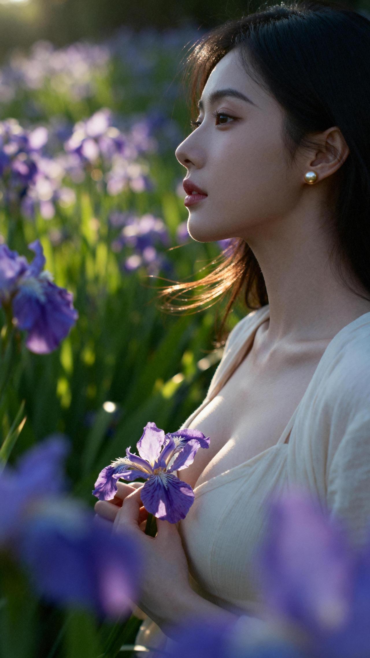 【一花一世界】
晒图笔记大赛 （点击图片查看原图）

   鸢尾凝香入鬓柔，风裁